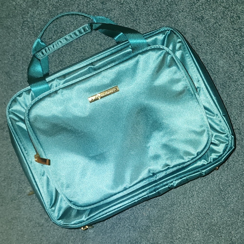 Joy Mangano Teal Cosmetic Bag - Picture 5 of 5